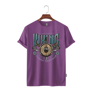 เสื้อยืดผู้ชายแฟชั่นปี 2026 เสื้อยืดพิมพ์ลายโลโก้ตามสั่ง ผ้าฝ้ายนุ่ม สไตล์ลำลอง ผู้ผลิต OEM บังกลาเทศ ผู้จัดจำหน่ายเสื้อผ้าขายส่ง - Product Image 1