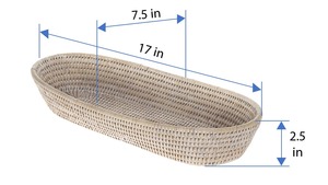 Handmade Eco-Friendly Circle Rattan <b>Bread</b> <b>Basket</b> Storage <b>Baskets</b> Natural Modern Multifunction Made in Vietnam - Product Image 4