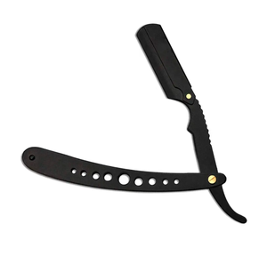 Nuevo diseño ergonómico de acero inoxidable, maquinilla de afeitar profesional plegable de borde recto, afeitadora Manual Shaivite con una sola hoja - Product Image 1