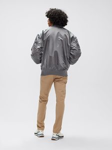 Blouson d'aviateur pour hommes avec logo personnalisé OEM Blouson d'aviateur de haute qualité pour hommes avec broderie/impression MA1 Blouson d'aviateur de pilote de vol personnalisé pour hommes - Product Image 4