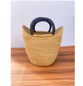 <b>Boho</b> Artistic Hand Woven U Shape Women Straw Summer Basket <b>Bag</b> Crochet Macrame Beach <b>Bags</b> Direct From Indian Supplier - Product Image 2