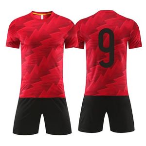 Camiseta de uniforme de fútbol personalizada con impresión por sublimación 100% poliéster logotipo personalizado - Product Image 3