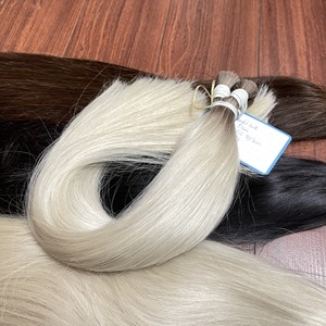 Extensions de cheveux en vrac vente chaude expédition dans le monde entier couleurs personnalisables prix de gros de l'usine du Vietnam - Product Image 6