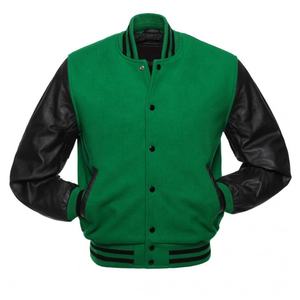 Chaqueta Varsity OEM de Alta Calidad para Hombre, con Cuello Alto, Personalizable, en Tela de Lana, Nueva Colección 2026 - Product Image 6