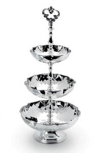 Elegante Soporte para Pastelitos de Metal con Acabado en Níquel para Hogar, Hotel, Restaurante, Fiestas de Cumpleaños - Utensilios para Pastel - Product Image 5