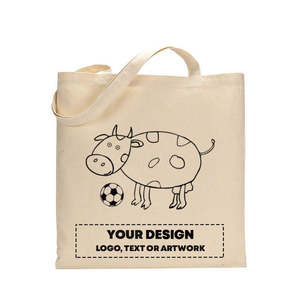 Sac fourre-tout en cuir véritable résistant à l'eau pour enfants, motif vache noire, pour la coloration et la peinture, niveau débutant, saison estivale - Product Image 5