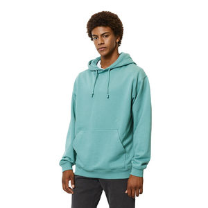 Nouveau personnalisable hommes 100% coton lourd pull à capuche hiver polaire à capuche Style brodé thermique uni teint - Product Image 4