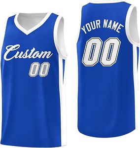 Camisetas de baloncesto de la mejor calidad para hombre, logotipo personalizado, número de nombre del equipo, tela de malla de secado rápido Reversible, OEM Premium a granel, venta al por mayor - Product Image 1