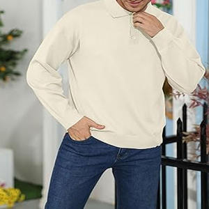 Polo de golf para hombre, camisa de manga corta de secado rápido, rendimiento que absorbe la humedad, ajuste clásico de Dress Sports - Product Image 4