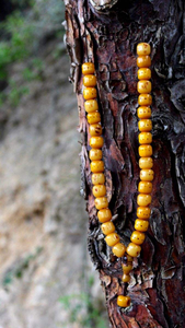 ลูกประคำมุสลิมมือสอง ทำจากเรซิ่นรูปกระต่ายและนางฟ้า เป็นมิตรกับสิ่งแวดล้อม วาดลายพระจันทร์เสี้ยวด้วยมือ รุ่น CC-9853 - Product Image 5