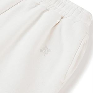 กางเกงวอร์มทรงตรงผ้าฟลีซฟอกสีสไตล์วินเทจลำลองคุณภาพสูงสำหรับผู้ชาย - Product Image 3