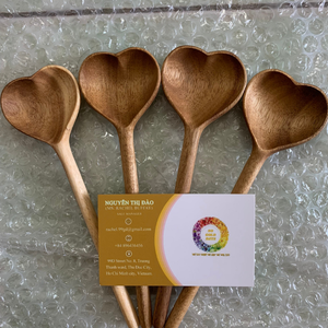 Bol et cuillère en bois massif du Vietnam, parfaits pour la vaisselle quotidienne et le service dans les cuisines modernes - Product Image 5