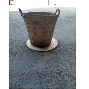 100% Natural Flexible Water Hyacinth <b>Storage</b> Basket Sustainable Household Multifunction Clothing Waste <b>Storage</b> <b>Boxes</b> & <b>Bins</b> - Product Image 5