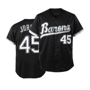 Jersey de béisbol Equipo juvenil Ajuste abotonado Malla bordada personalizada Camisa de softbol de secado rápido Aparejos Sarga Nombre Número Transpirable EE. UU. - Product Image 1