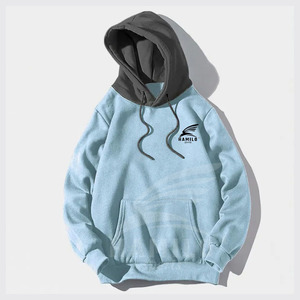 Jersey de calidad superior para hombre, sudaderas con capucha térmicas, estilo único, 100% algodón, técnica teñida transpirable, conceptos básicos de invierno, mezcla de algodón - Product Image 2