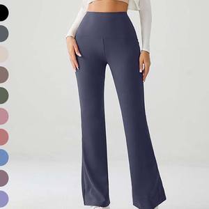 Pantalones de chándal para mujer, ropa de jogging de gran tamaño, 100% algodón, forro polar, pantalones de pierna ancha holgados, ropa deportiva para mujer, pantalones para mujer - Product Image 3