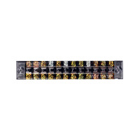 Offre Spéciale bornier dans un boîtier thermoplastique électrique 25A IP20 avec vis 12 paires connecteur de bornier de haute qualité