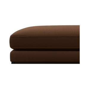 Elano Luxe Modern Chaise Lounge En Marrón Mocha - Product Image 4