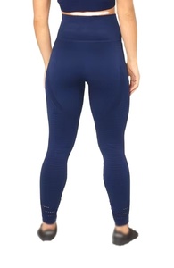 Leggings de yoga taille haute pour femme, longueur cheville, respirants, antibactériens, en polyester/nylon, coupe ajustée, effet ventre plat, taille élastique - Product Image 4