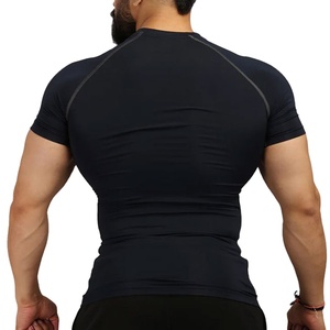 T-shirt de sport pour homme 210 g/m² – Vente chaude, prix usine, personnalisable, matière extensible, idéal pour la gym et la compression - Product Image 2