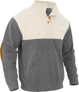 Hot Selling Customized Logo Printing 100% Cotton Winter <b>Men</b> Sweatshirt Casual Comfortable Fit Solid Eco-Friendly Breathable - Product Image 2