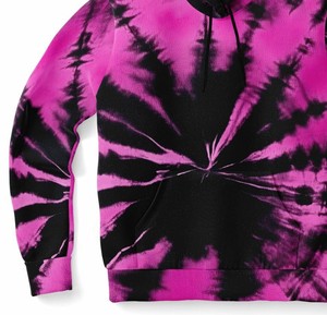 Poliéster/algodón Fleece Acid Wash Front Logo Pullover Hoodie Hombres Color sólido Mezclado Secado rápido Transpirable 300g - Product Image 3