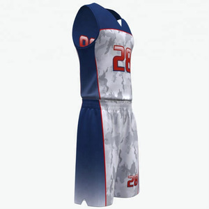 Uniformes de Baloncesto Personalizados al por Mayor para Hombre, Conjuntos Profesionales Transpirables de Secado Rápido, Camisetas Antibacterianas para Baloncesto de Verano - Product Image 5
