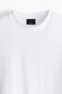 Camiseta Deportiva Blanca de Algodón para Hombre, Corte Ajustado, Estilo Casual, Hombros Caídos, Manga Corta, Estilo Formal, Transpirable y de Secado Rápido - Product Image 4
