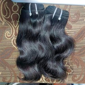 Extensiones de cabello humano virgen 100% indio y vietnamita crudo de la mejor calidad, trama corporal ondulada sin procesar al por mayor - Product Image 5