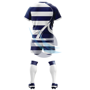 Conjunto de uniforme de rugby de diseño personalizado transpirable de secado rápido material ligero duradero para hombres y mujeres ropa deportiva de entrenamiento de equipo - Product Image 5