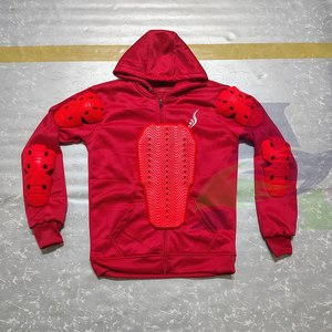 Nuevo Nivel 2 almohadillas sudaderas con capucha para motocicleta con logotipo reflectante fluorescente para cremallera de Kevlar Sudadera con capucha para motocicleta a prueba de viento - Product Image 4