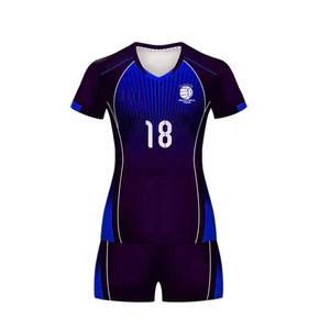 Ensemble de maillot de volley-ball pour homme 100% polyester imprimé avec un design unique, technique de sublimation, votre propre logo sur le maillot - Product Image 2