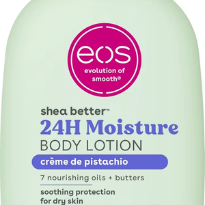 Loción Corporal eos Shea Crème de Pistachio, Hidratación 24H, Ligera, No Grasosa, Vegana Natural, 16 fl oz - Product Image 1