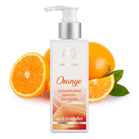 Adoucissant textile liquide et parfum pour linge Aromatika Orange 200 ml, jusqu'à 60 lavages, avec parfum, 25%-45% d'ingrédients actifs