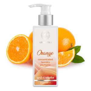 Aromatika Suavizante de Telas Líquido y Perfume para Ropa con Aroma a Naranja 200ml, hasta 60 Lavados con Fragancia - Product Image 1
