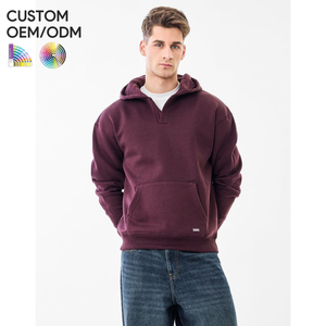 Sudadera con Capucha de Algodón para Hombre, Invierno, Personalizable, OEM, ODM, Logotipo Personalizado, Marca Privada, Fábrica de Ropa - Product Image 1