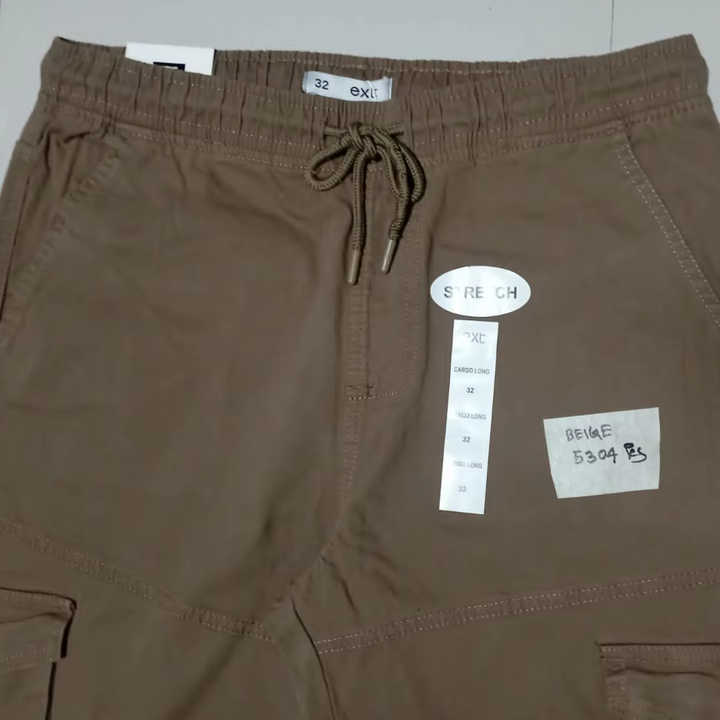 Modern Men's Cotton Polyester Cargo Trousers Trending Workwear Sweatpants for Comfort & Fashionable Everyday Looks