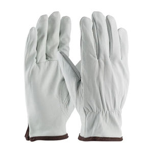 Gants de conduite en cuir pour hommes et femmes, en cuir de vachette, compatibles avec les écrans tactiles - Product Image 2