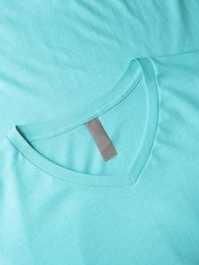 Camisetas elegantes de verano para hombre, camisetas de moda con cuello en V y Media manga, 100% algodón, ajuste holgado para deporte informal - Product Image 2