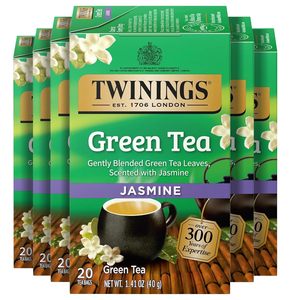 Twinings Té Verde con Jazmín en Bolsitas Individuales, 20 Unidades (Paquete de 6), 120 Bolsitas de Té - Product Image 4