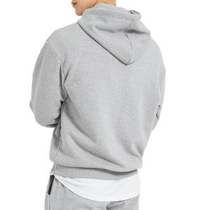Sudadera con capucha de alta calidad de algodón pesado 100% para ropa de hombre, ropa de calle básica, Sudadera con capucha mezclada de algodón para hombre - Product Image 4