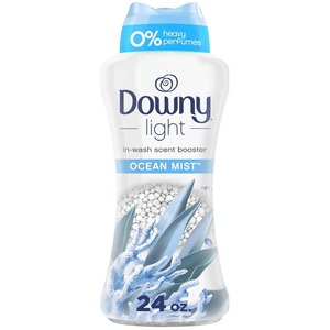 Downy Light <b>Laundry</b> Scent Booster <b>Beads</b> <b>for</b> Washer, Ocean Mist, 24 oz, with No Heavy Perfumes - Product Image 1