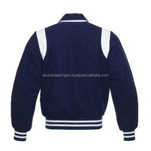 Chaqueta de invierno personalizada para invierno, deportes universitarios al aire libre, chaquetas y abrigo para hombre, chaqueta universitaria de béisbol Bomber Letterman de algodón para hombre, chaqueta de invierno de gran tamaño para hombre - Product Image 3