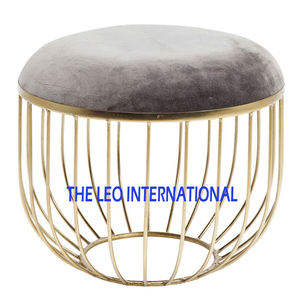 ดีไซน์ใหม่สวยงาม โซฟาออตโตมันทรงกลมสีน้ำตาลหนังเทียม คุณสมบัติยั่งยืน คุณภาพสูงเต็มรูปแบบ - Product Image 2