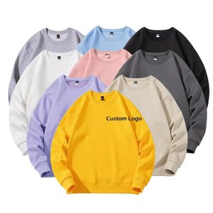 Sudadera y sudaderas con capucha para hombre de cuello redondo de talla grande y calidad premium a la moda, Sudadera estampada con diseño personalizado para hombre - Product Image 3