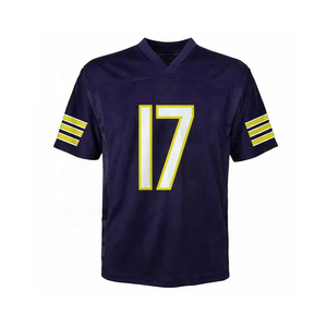 Maillot de football américain de couleur unie, de grande taille disponible dans toutes les tailles, fabriqué par Sportswear Expert - Product Image 4
