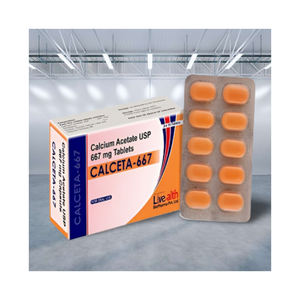 Fabricante indio Calceta Calcio Acetato 667mg Tabletas Extracto de hierbas Ingredientes Compra al por mayor Precio bajo Cuidado DE LA SALUD - Product Image 2