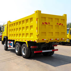 รถบรรทุกดิน Sinotruk Howo 371 ปี 2020 แบบดัมพ์ 8x4 6x4 20 ล้อ พวงมาลัยขวา เครื่องยนต์ดีเซล รถกระบะ เบาะหนัง R21 มือสอง - Product Image 4