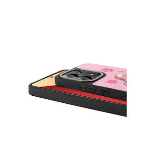 Funda de Silicona Rosa de Lujo para Poco M6 Pro 4G, con Figuras Icónicas en Relieve Brillante, Elegante Modelo 14 Plus con Acabado Electrochapado - Product Image 2