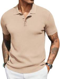 Polo de algodón 100% de alta calidad para hombre, diseño personalizado, nuevo logotipo, patrón sólido, tela de punto, logotipo frontal, venta al por mayor para Polo - Product Image 2